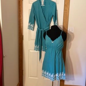 Matching gown and robe